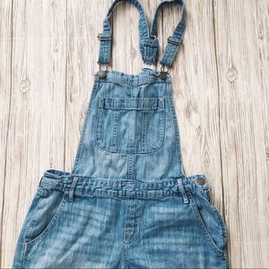 Blue jean overalls